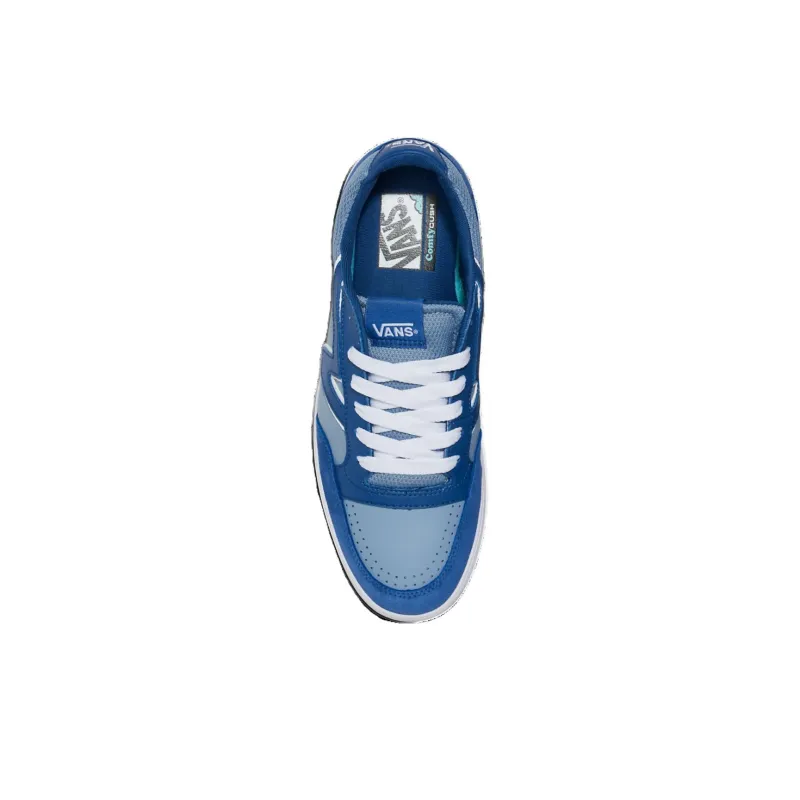 Vans Lowland Comfycush Anti Slip Wear Resistant Low Top Skateboard Shoes Unisex Blue-4