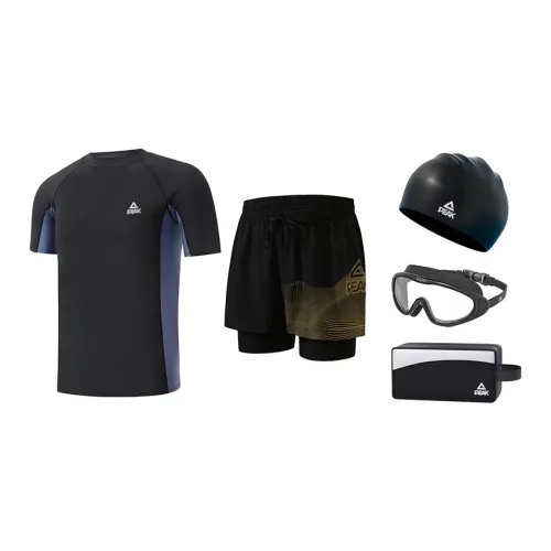 PEAK Swimming Sets Polyester Hot Spring Beach Men's Plus Size