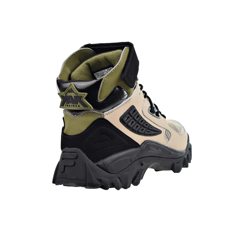 FILA Yak Anti Slip Wear Resistant High Top Outdoor Shoes Men's Brown-3