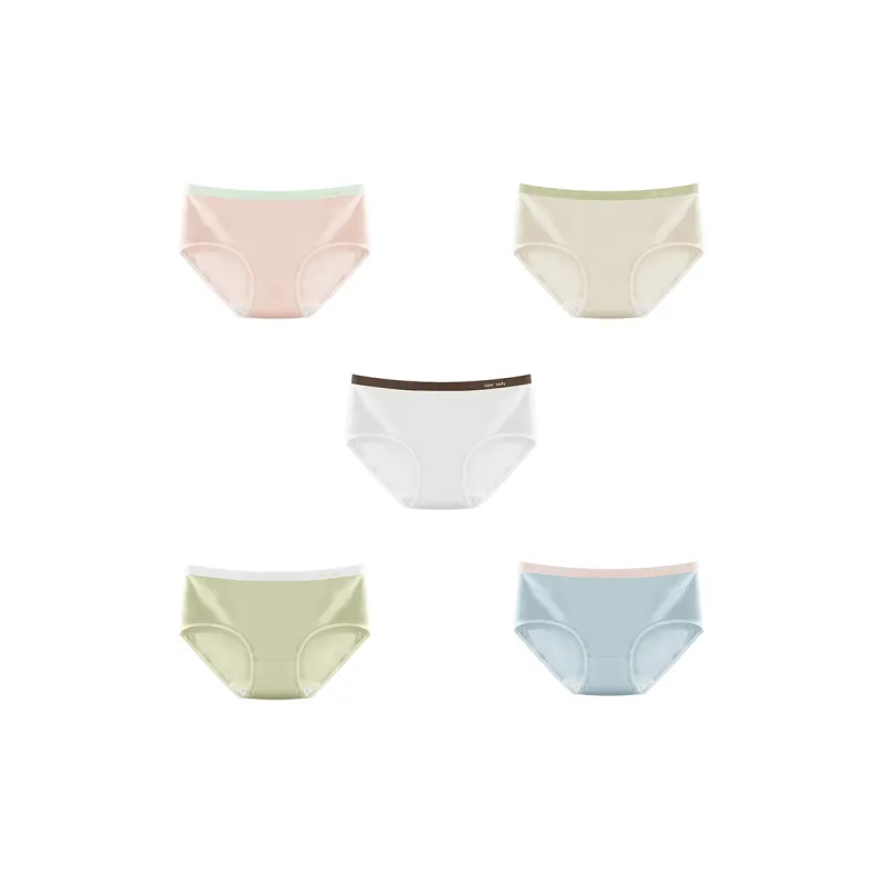 Flowers In Water Underpants Women's 5 Pack-12