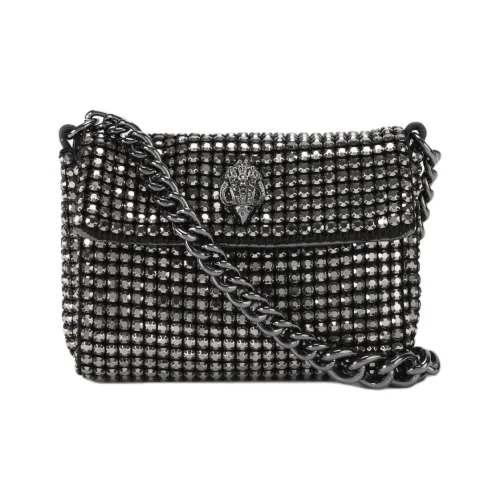Kurt Geiger London Crystal Shoulder Bag Crossbody Bag Mini Women's Silver Black