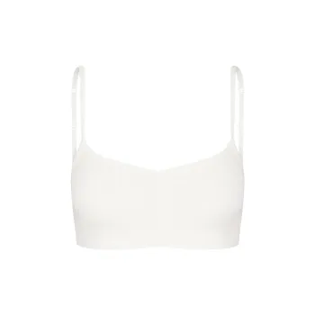 SKIMS MICRO POINTELLE SCOOP BRALETTE Bra Women's MARBLE/Marble