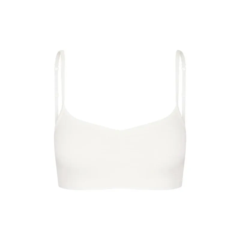 SKIMS MICRO POINTELLE SCOOP BRALETTE Bra Women's MARBLE/Marble-0
