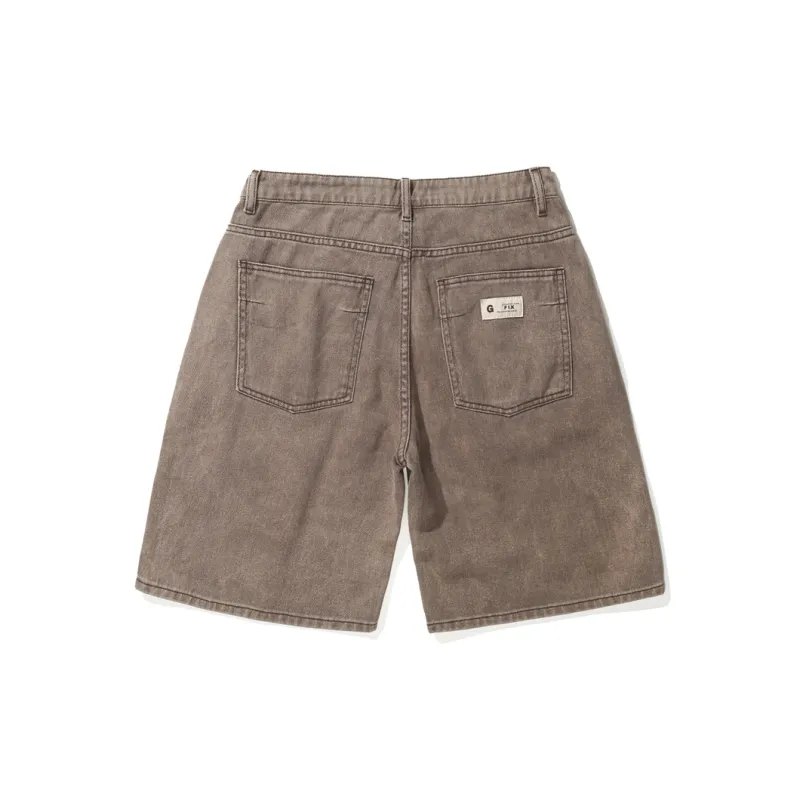 KGK Denim Shorts Men's Rusty Red-1