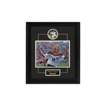 Three For Collection, Clas Schäfer, German Team, Gold Bomber, Autographed Photo, Includes Certificate Framed