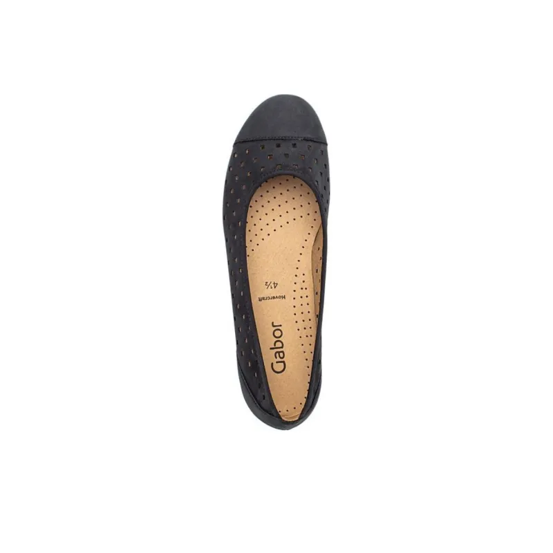 Gabor Casual Single Shoes 1.5cm Women's Black-2
