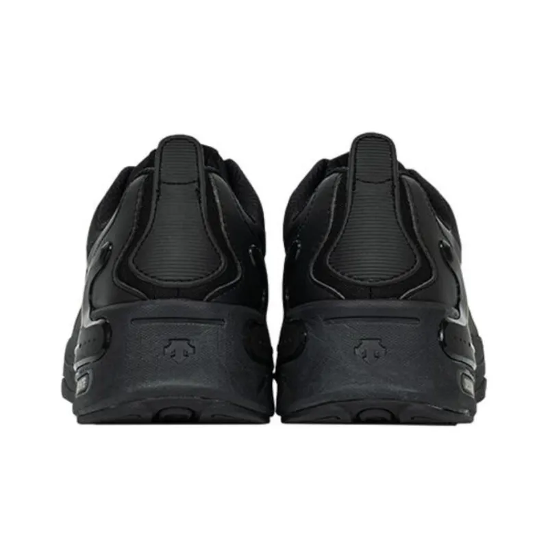 DESCENTE Cushioning Wear Resistant Low Top Running Shoes Unisex Black-3