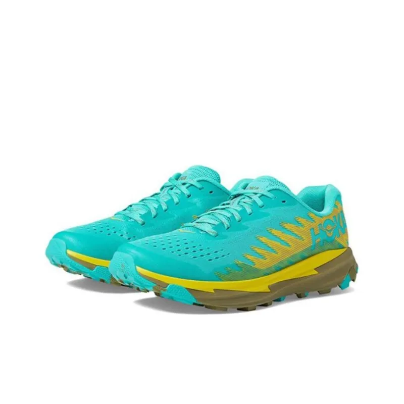 HOKA ONE ONE Torrent 3 Cushioned Slip-Resistant Low-Top Running Shoes Men's Green-2