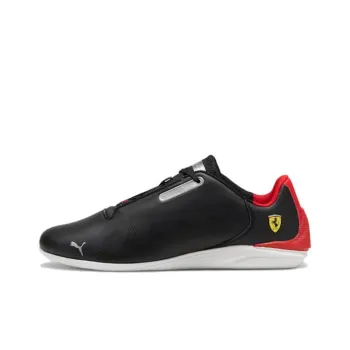 PUMA Scuderia Ferrari Anti Slip Wear Resistant Low Top Casual Shoes Unisex Black