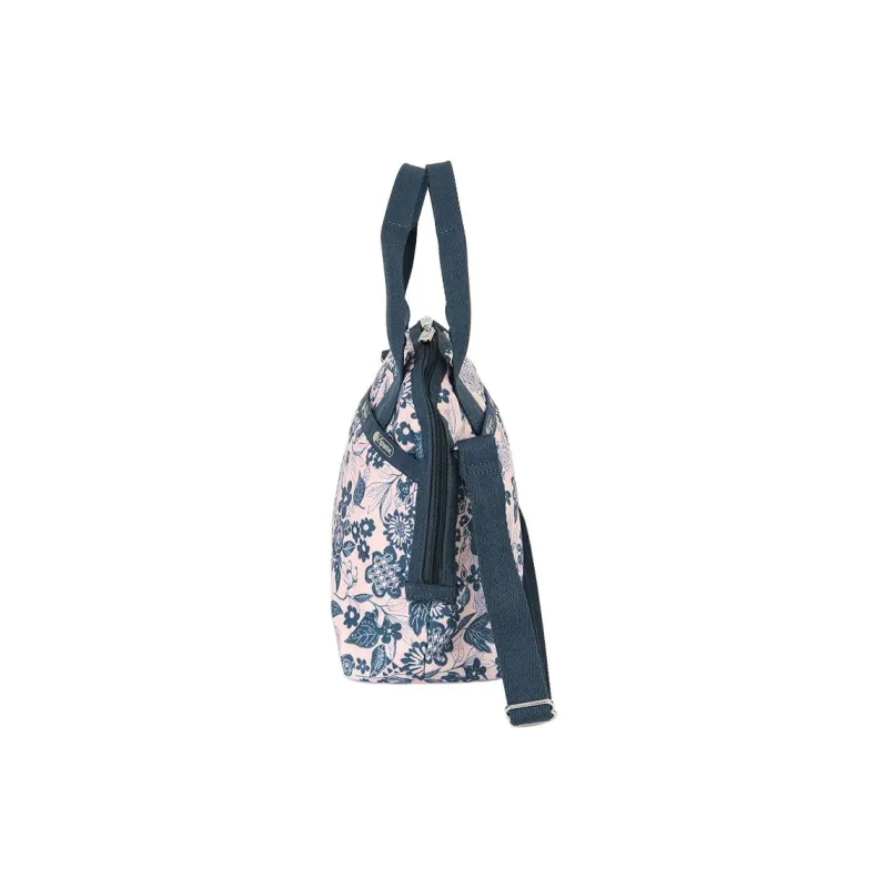 LeSportsac Polyester Boston Bag Shoulder Bag Crossbody Bag Handbag Mini Unisex Pink & Blue-2