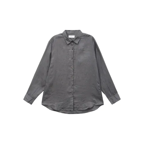 UNIQLO Shirts Women's Asphalt Gray