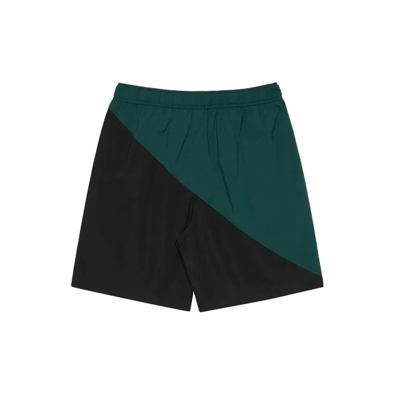 Phew Loose Fit Shorts Unisex Black Green-1