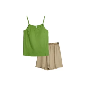 Beiyan Pajama Set Women's Avocado Green