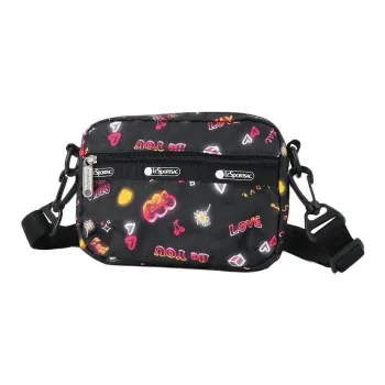 LeSportsac Polyester Crossbody Bag Shoulder Bag Women's Black