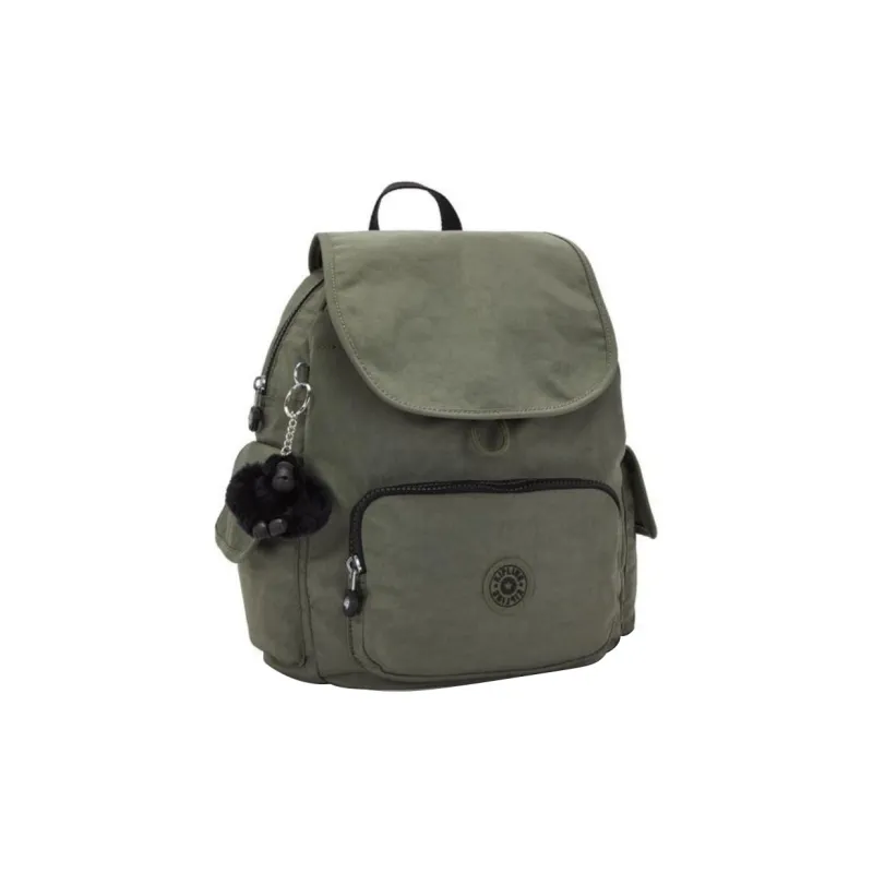 Kipling Nylon Backpack Trumpets Women's Green Moss-1