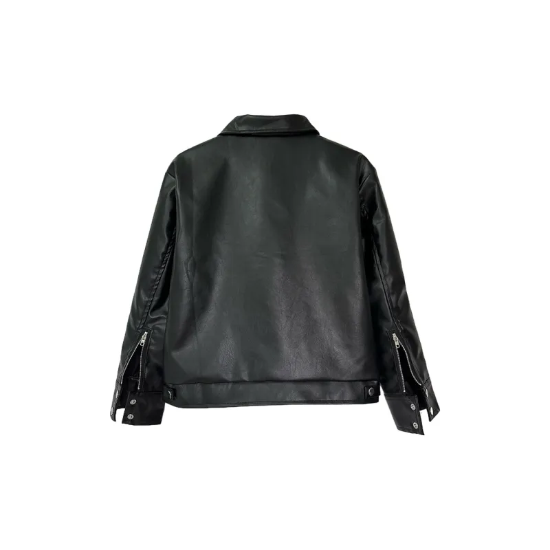 Icicofficial Leather Jackets Women's-3