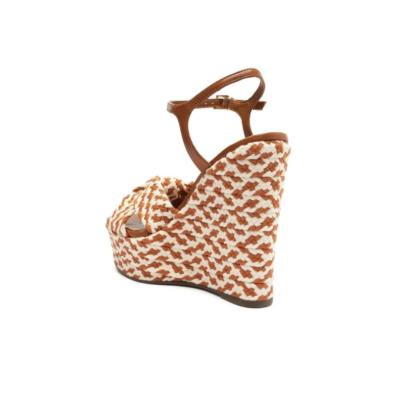 Schutz Cass Strap Sandals 13cm Women's Umber-3
