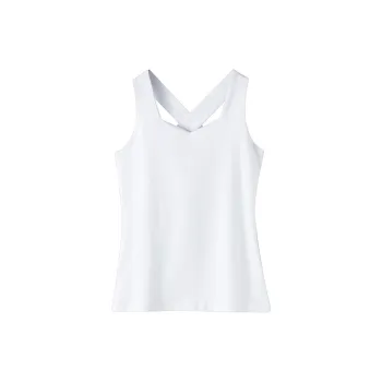 Flowers In Water Tank Tops Women's White