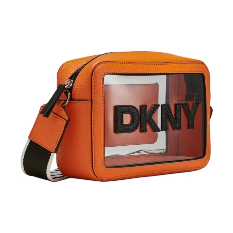 DKNY Thermoplastic Polyurethane Shoulder Bag Crossbody Bag Women's Orange-1