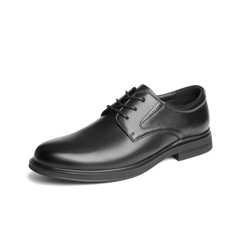 Senda Dress Shoes Men Low Top Black Wide Band/Black/Brown-6