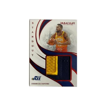 PANINI 2018 19 Aimimi Jazz Favors Red Parallel Patch Worn Jersey Violent Cut 13/25 Star Card Pass Sports Cards 1 Pc