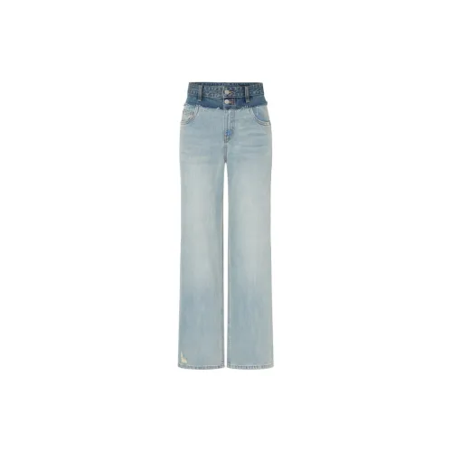 MO&CO Jeans Women's Denim Light Blue