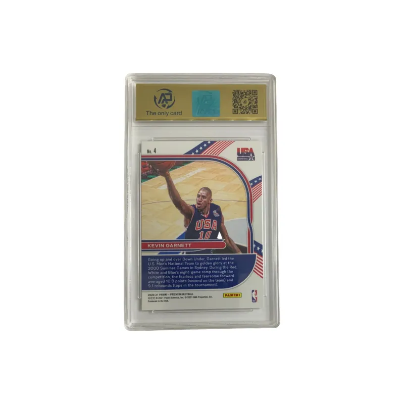 PANINI 2020 21 Wolf King Garnett Timberwolves Fearless USA T9 Star Card Pass Through Graded Cards 1 Pc-1