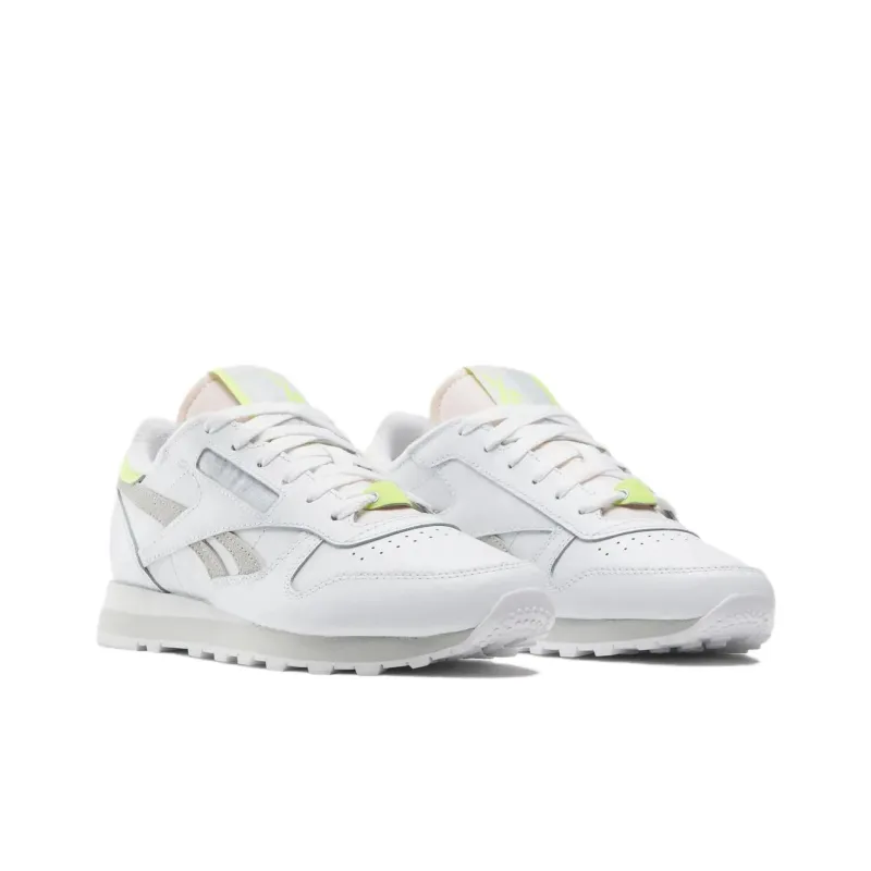 Reebok Women's Classic Leather 'White Acid Yellow' Women's-2