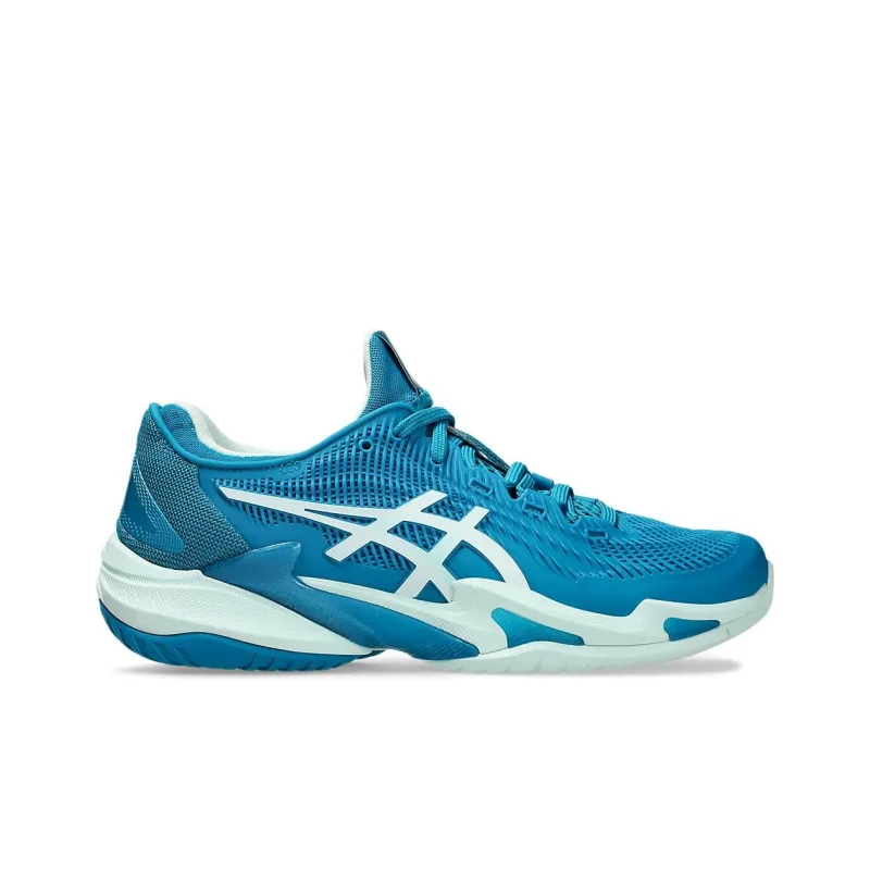 Asics Court Ff 3 Teal Blue White Women's-1