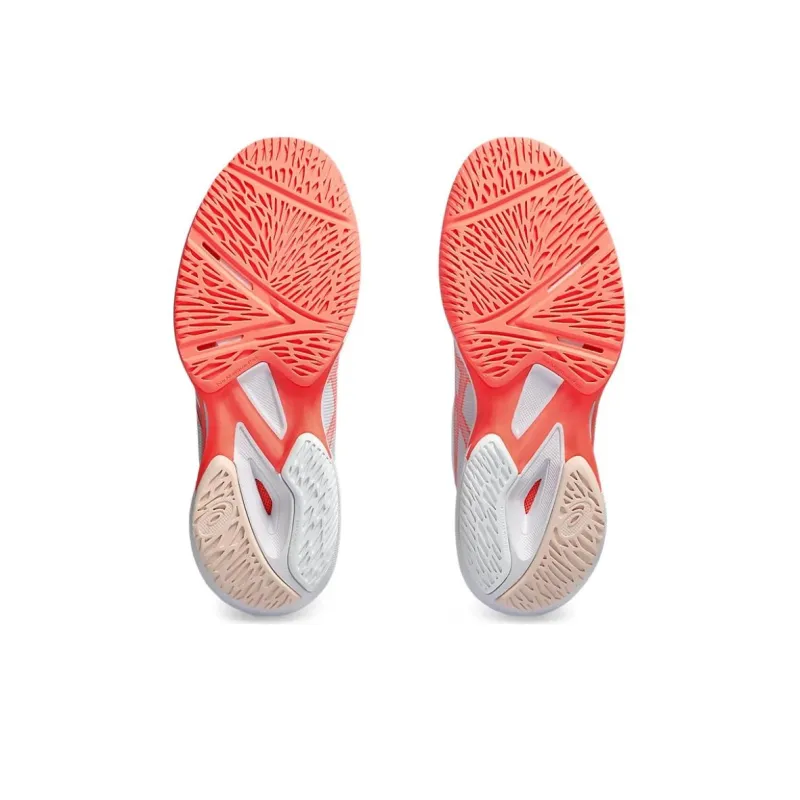 Asics Solution Speed Ff 3 White Sun Coral Women's-4