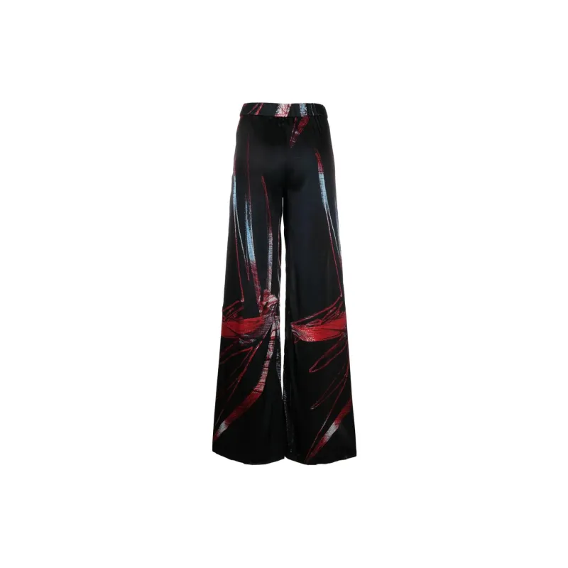 Louisa Ballou Abstract pattern Wide leg Trousers-1