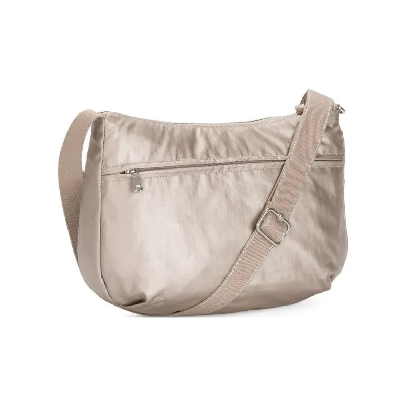 Kipling Polyamide Shoulder Bag, Crossbody Bag Medium Size Women's Champagne-2