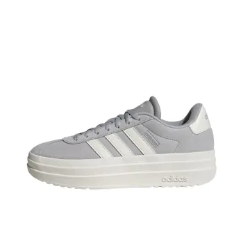 Adidas Neo Vl Court BOLD Cushioning, Wear Resistant Low Top Skateboard Shoes Women's White Gray