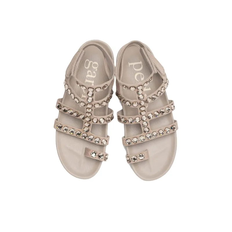 Pedro García Aroa Roman Sandals Women's Beige-3