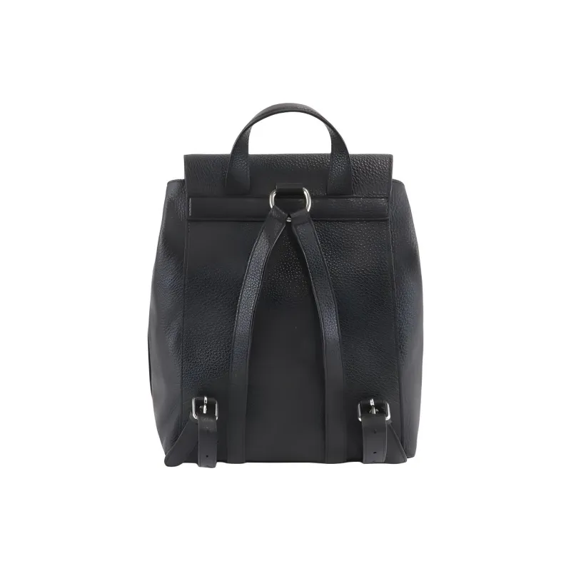 COACH Kleo Leather Backpack Medium Size Women's Black-3
