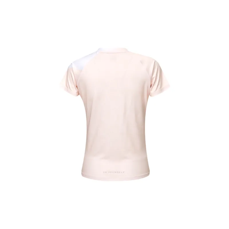 Kawasaki Breathable Quick Dry Short Sleeved Women's Milk Tea Pink-8