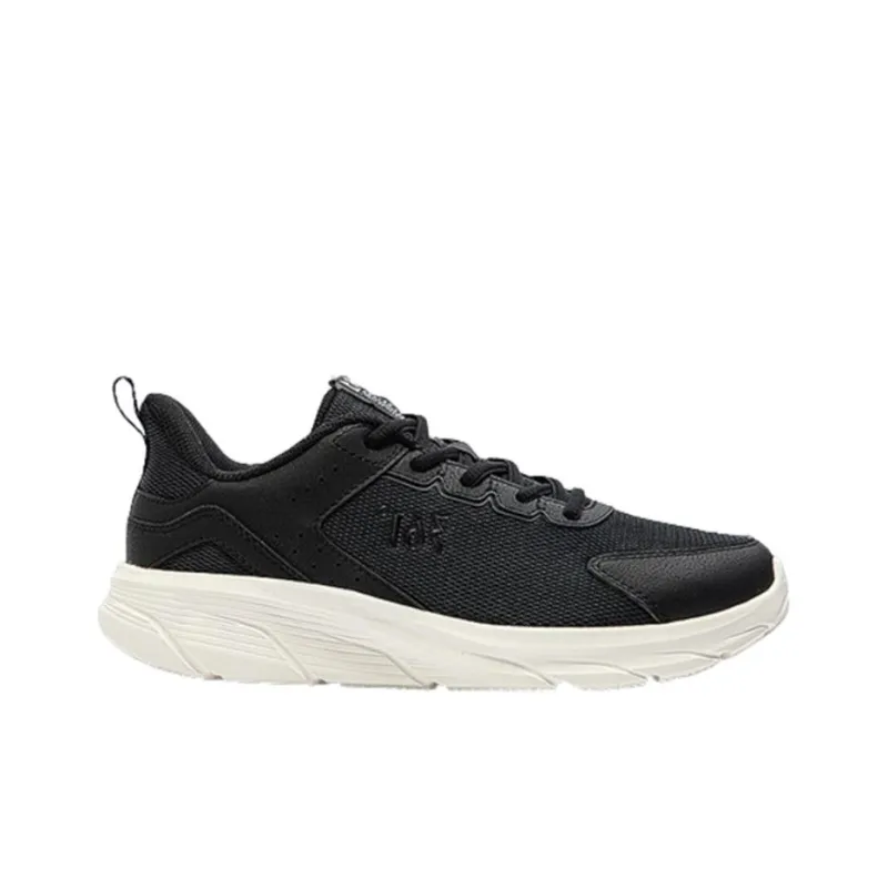 361° Wear Resistant Low Top Running Shoes Women's Black White-1
