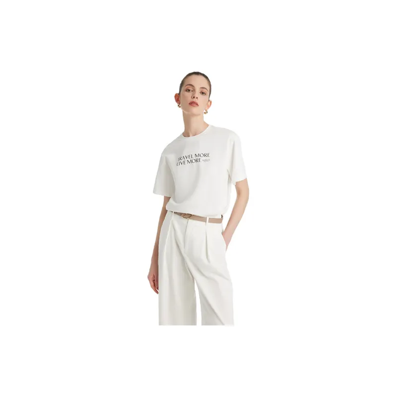 GOELIA Drop Shoulder Sleeve T Shirt Women's-3