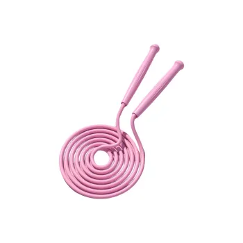 Ovanda Student Supply Non Countable Jump Ropes Kids Handle Polypropylene PP Rope PVC Plastic 2.2~2.8m