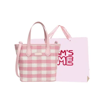 Worm's Home PU Crossbody Bag, Shoulder Bag, Handbag Regular Women's Pink/Blue
