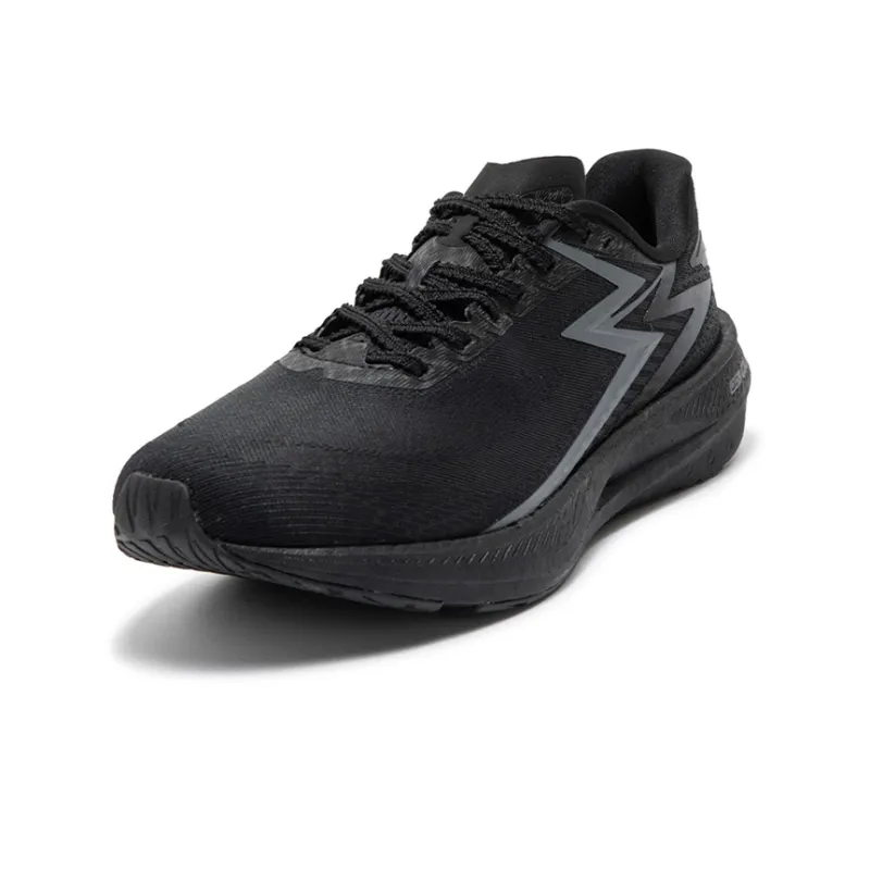361° Cushioning Anti Slip And Wear Resistant Low Top Running Shoes Men's Black Gray-1