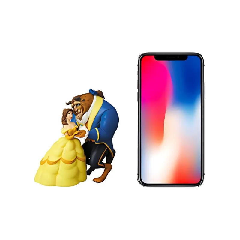 Medicom Toy Beast & Belle Udf Scale Figures 10cm-1