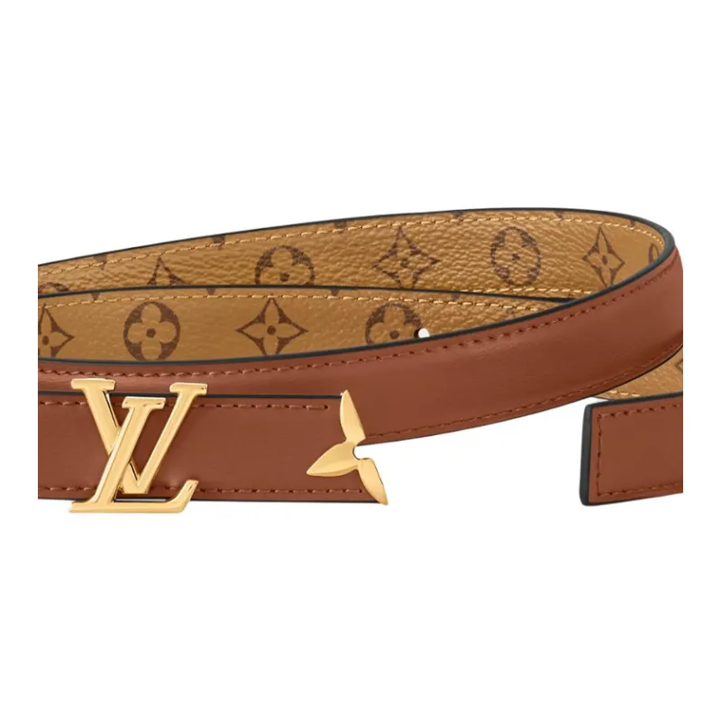 LOUIS VUITTON Pretty Lv 20mm Reversible Belt-2