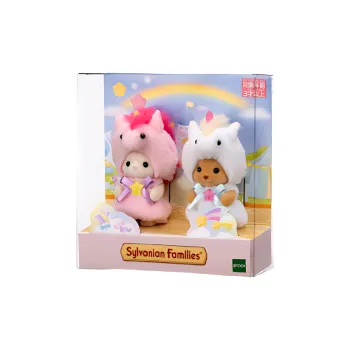 Sylvanian Families Unicorn Treasure Combination Dolls Plush Doll Small Size Tall
