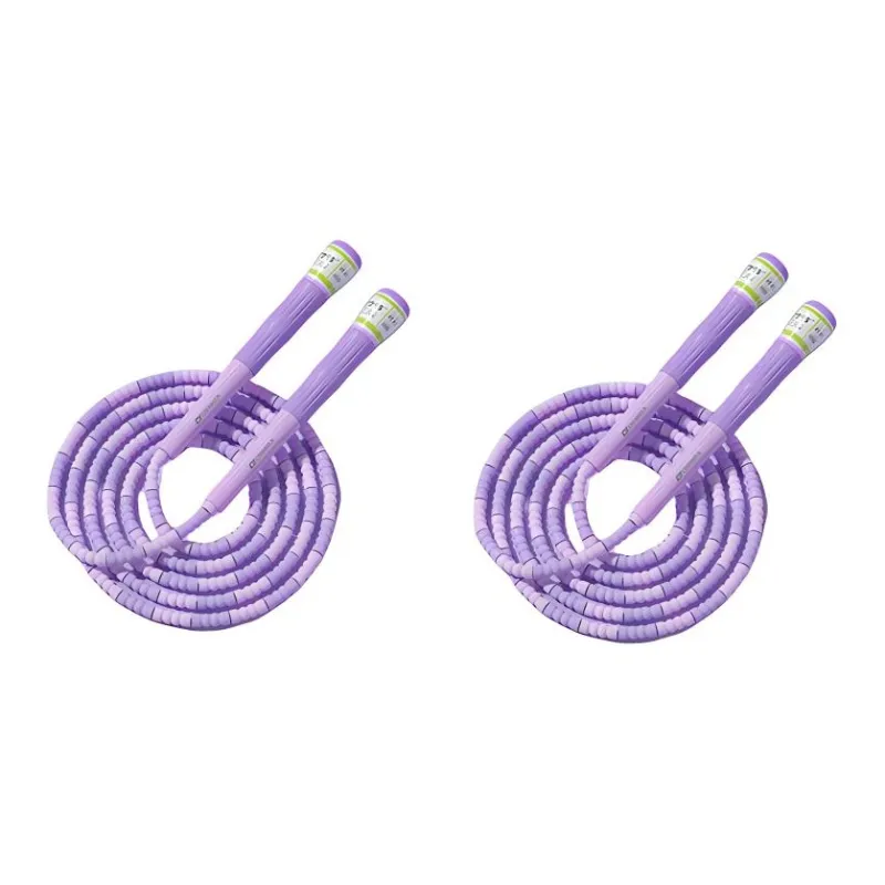 Ovanda Student Supply Non Countable Jump Ropes Kids Handle ABS Plastic, Rope TPE PVC Plastic 2.3~2.8m-17