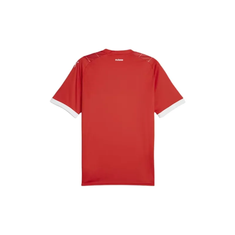 PUMA Switzerland Football 23/24 Home Soccer Jerseys Men's Pinma Red-1