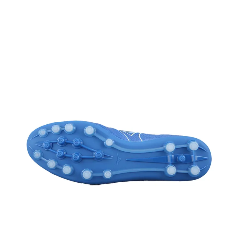 Mizuno Alpha AG Rubber Short Studs Artificial Ground Durable Breathable Lightweight Soccer Shoes Men's Blue-4