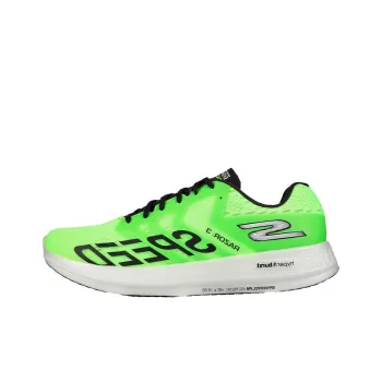 Skechers Go Run Razor 3 Anti-Slip Wear-Resistant Breathable Lightweight Low-Top Running Shoes Men's Green