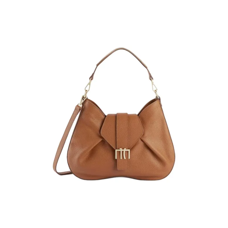 Alviero Martini Grained Leather Portable Crossbody Bag Shoulder Bag Small Size Women's Brown-0