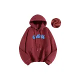 Burgundy Fleece-Lined